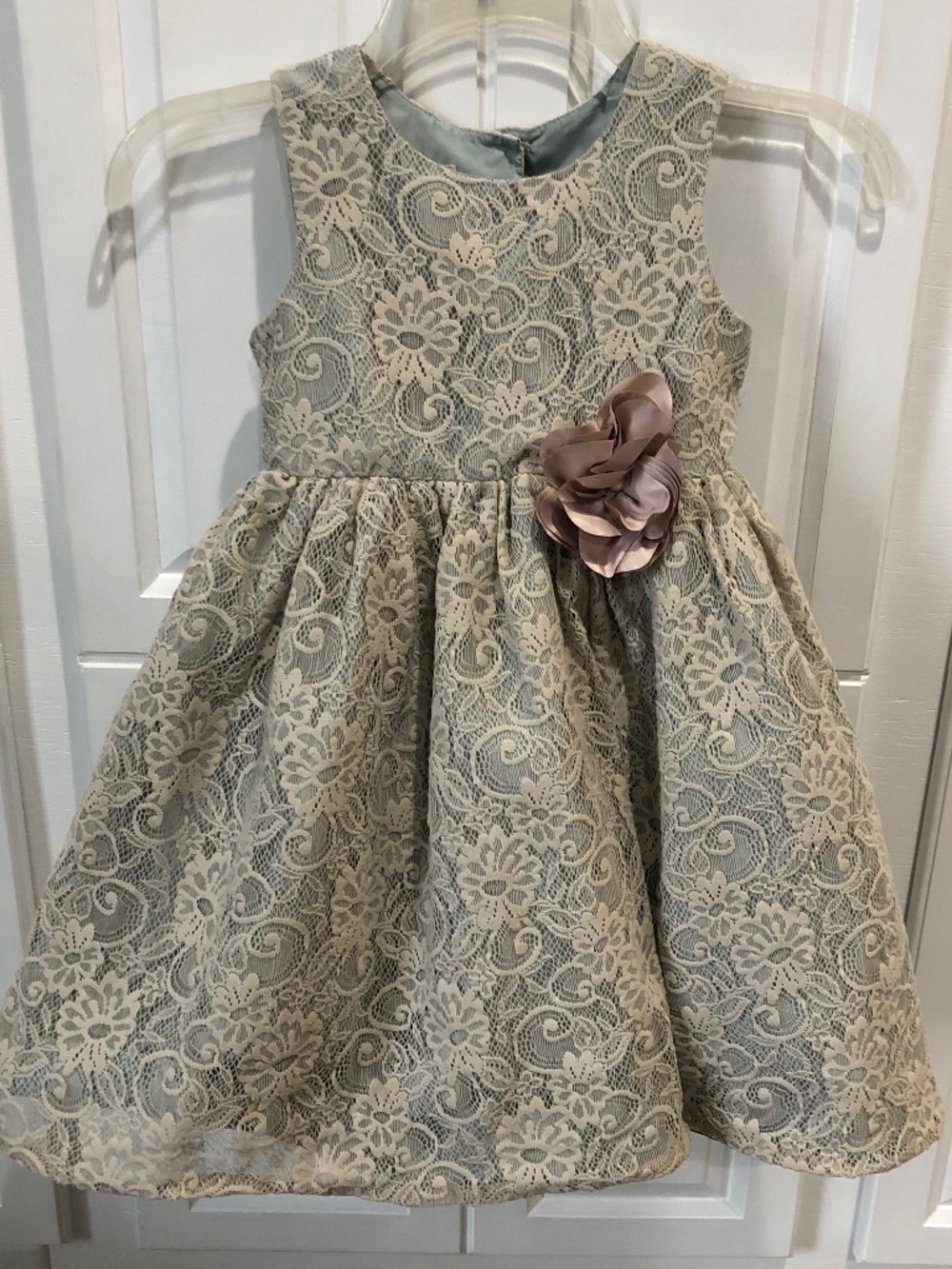 Marmellata Classics Little Girl 5 Dress Sleeveless Lace Special Occasion